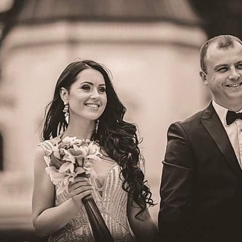 couple at a wedding